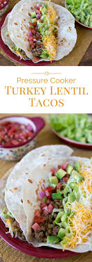 Instructions press saute on instant pot and when it's heated up, add in ground turkey and onion. Pressure Cooker Instant Pot Turkey Lentil Taco Filling Recipe