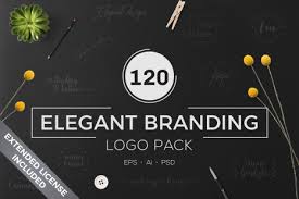 Download 50 Trending Minimal Logo Bundle V02 In Logo Templates On Yellow Images Creative Store PSD Mockup Templates