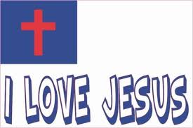 Black And White Striped Flag With Cross 6in X 4in I Love Jesus Christian Flag Sticker Vinyl Vehicle Decal Stickers Christian Flag Jesus Loves Me My Love