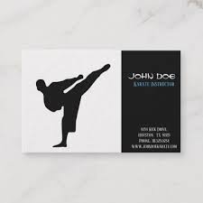 Cardize also has feature to let you show your creativity and design your own card according to your need. Karate Instructor Business Card Zazzle Com In 2021 Karate Instructor Karate Business Cards