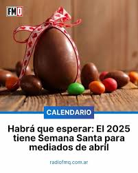 LOS FERIADOS DE SEMANA SANTA PARA MEDIADOS DE ABRIL EN ESTE 2025 🥚 La  Semana Santa, una de las festividades más significativas del calendario  católico, comenzará el domingo 13 de abril de