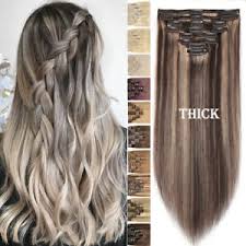 With black ombre hair you may come up with some gorgeous dramatic looks. 200g Thick Double Weft Clip In Human Hair Extensions Black Brown Blonde Ombre Uk Ebay