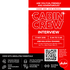 We seek people who embody our personality traits which represent s.a.c.r.e.d: Iklan Temuduga Terbuka Air Asia Kerja Kosong Kerajaan