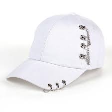 Bts Casual Solid Adjustable Iron Ring Snapback Iron Ring Baseball Cap Womens Baseball Cap