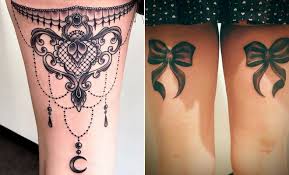 Such designs often range from a small design in the inner part of your thigh, to a larger design that covers the outer area of your thigh. 23 Back Of Thigh Tattoo Ideas For Women Stayglam