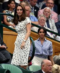 The Duchess Of Cambridge And The Duchess Of Sussex In The Royal Box Kate And Meghan Duchess Of Cambridge Duchess