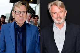 Does sam neill have tattoos? Timothy Spall Asks Sam Neill To Pose Nude In Jurassic Park Star S Latest Lockdown Film Ew Com