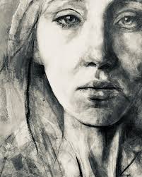 The Clown. Acrylic and oil pastels