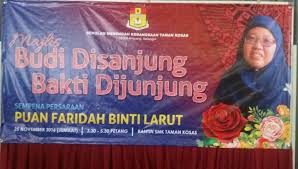 Akan tetapi, di balik segala duka yang terjadi setelah perpisahan pasti akan terselip sebuah hikmah dan pembelajaran. Majlis Persaraan Pn Faridah Larut Sekolah Menengah Taman Kosas
