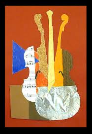 Er wohnte damals bereits im pariser montmartre und umgab sich mit dichtern, malern und schriftstellern, neben max jacob und juan gris (neben george braque wichtiger vertreter des kubismus) unter anderem mit guillaume apollinaire, getrude stein und henri matisse. Kunst Im Schulhaus Rosenau Kubistische Instrumente Kunst Picasso Inspirierende Kunst Kunststunden