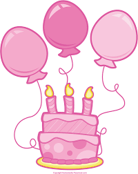 Birthday Cake And Balloons Clip Art Pin By Grace Donay On Friend Birthday Balloons Birthday Clips Cute Birthday Cakes