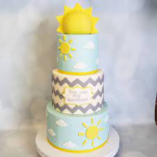 Honey Bee Cakes On Instagram Sunshine Baby Shower Cake Sunshine Baby Showers Shower Cakes Sunshine Cake