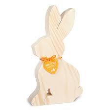 Osterhase Aus Holz Holz Hase Gross Ostern Deko Holz Allgaier Allerlei Ostern Basteln Holz Osterhasen Aus Holz Osterhase