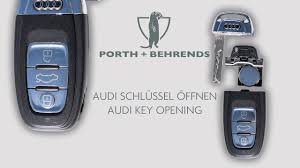 Neuen Audi Schlussel Offnen New Audi Key Opening Youtube