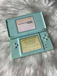 Nintendo original ds nds console silver bundle with charger & games. Nintendo Ds In Baby Blue Comes With Original Charger Toys Games Video Gaming Video Games On Carousell