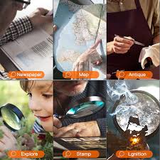 Written records of the monthly and annual tests must be maintained for inspection by the ahj. Buy Magnifying Glass With Light 30x Handheld Illuminated Lighted Magnifier With 18 Led 3 Color Modes For Seniors Reading Exploring Inspection Coins Stamps Black Online In Vietnam B08pfqhwl1