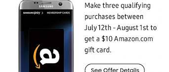 We did not find results for: Deal Make Three Samsung Pay Purchases And Get 10 Amazon Gift Card Gsmarena Blog