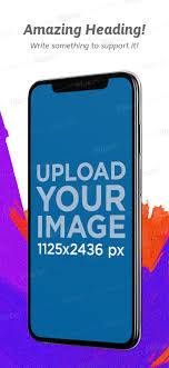 Placeit Screenshot Mockup Of An Angled Space Gray Iphone 11 Pro Build Your Own App Iphone Mockup App Design
