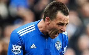 Photo) Chelsea captain John Terry questions why he was not awarded a  penalty against Swansea