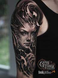 Horned girl as Jonas first tattoo.