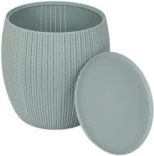 Shop online for a great range of women's sweaters in a wide choice of colors, cuts and materials. Keter Urban Knit Pouf Ottoman Set Of 2 With Storage Table For Patio And Room Decor Perfect For Balcony Deck And Outdoor Seating Dune Misty Blue Garden Season