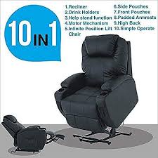 Mecor Power Lift Recliner Lift Chair For Elderly Living Room Sofa Chair With Remote Control Reinforc Lift Chair Recliners Reclining Armchair Leather Recliner