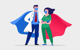 Freebies Discounts Perks For Healthcare S Heroes The Healthjobsnationwide Com Blog In 2020 Cartoon Illustration Medical Masks Superhero