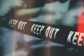 First to review this product. Hd Wallpaper Keep Out Written Caution Tape Halloween Film Grain Light Leak Wallpaper Flare