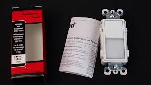 Review Legrand Nightlight Switch Ntl873wcc6 Pass Seymour Youtube