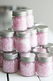 It is chemically known as magnesium sulfate and is an easy and inexpensive source of epsom salt has been added to baths as a relaxing soak since it was first discovered at a salty spring in epsom, england. Bath Salts Party Favours Bridal Shower Nikki S Plate