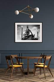 Spot more about interior design liked to masculine home office from this library. Industrial Wall Print Of Bethlehem Steel Masculine Wall Decor Office Wall Decor Blue Interior Paint