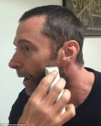 An oblong face is a good match for the wolverine although an oval face. Hugh Jackman Says Final Goodbye To Wolverine As He Shaves Off His Thick Beard Daily Mail Online