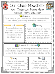 How To Write A Newsletter To Parents Arxiusarquitectura