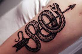 Snake Arrow Kysa Ink Snake Tattoo Tattoos Snake Tattoo Meaning Ink Tattoo