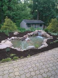 Pond Build Before After Lancaster Pa Backyard Water Feature Ponds Backyard Pond Landscaping