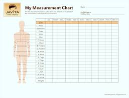 Weight Measurement Chart Printable Body Measurement Chart