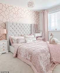 These pink bedrooms stopped us in our tracks as we were scrolling through instagram. Wigan Mother Spends 50k Transforming Her Four Bedroom Home Into A Pink And Rose Gold Palace Daily Mail Online