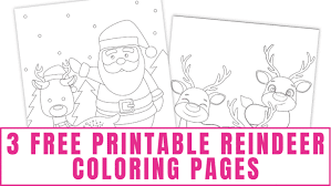 Check spelling or type a new query. 3 Free Printable Reindeer Coloring Pages Freebie Finding Mom