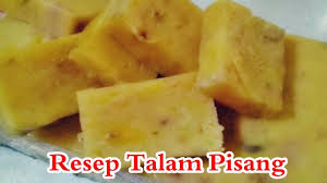 Pisang pandan vla santan yang legit buat teman ngopi resep pembaca: Resep Talam Pisang Enak Dan Lezat Youtube