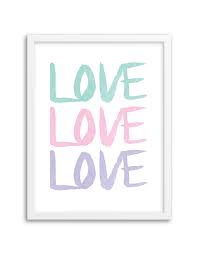 Watercolor Love Printable Wall Art Art Wall Kids Free Printable Wall Art Wall Decor Printables