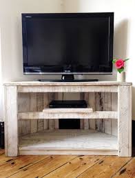 Handmade Rustic Corner Table Tv Stand With Shelf Reclaimed Etsy Home Corner Table Tv Stand Shelves