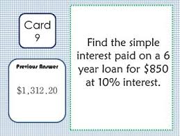 Interest Scavenger Hunt Simple Interest Activity Compound Interest Activity Word Problems