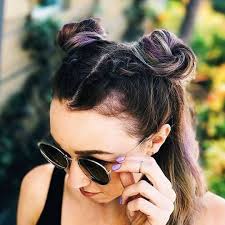 It's twice as fun as a regular bun and i like to keep it a little loose and messy, just like my curls. Two Buns Hairstyles 6 Trendy Ideas You Can Try Anytime Hair Com By L Oreal