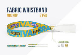 Fabric Wristband Mockup 350x15mm 3 Psd 571627 Branding Design Bundles In 2020 Mockup Psd Design Template