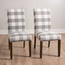 The grey and white finish is a twist on the popular monochrome look. Gray White Buffalo Plaid Dining Chairs Set Of 2 Kirklands