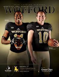 The 2016 Woffordcollege Terriers Football Roster Card Vs Johnson C Smith Golden Bulls Features Seniors Jaleel Gre Football Roster College Athletics Football
