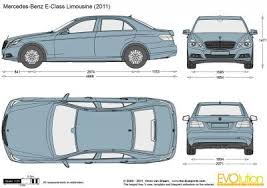 Vector Drawing Mercedes Benz E Class Limousine W212 Benz E Class Mercedes Mercedes Benz