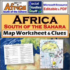 Maps vary in terms of which countries are included in each region, but this general geographic breakdown is helpful in identifying country locations and characteristics. Africa South Of The Sahara Map Worksheet Absolute Relative Location Clues