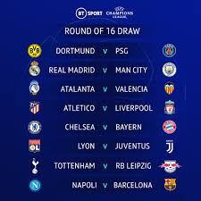 The 32 elite teams in the champions league groups drawn thursday will feature 12 former winners and four newcomers on european soccer's biggest club stage. Bt Sport On Twitter The Uefa Champions League Round Of 16 Draw In Full Ucldraw