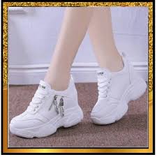 Sepatu wedges / hak tinggi best seller one love Jual Sepatu Wanita Masa Kini Mode Tinggi Terlihat Meningkatkan Sepatu Jakarta Barat Novnov123 Tokopedia